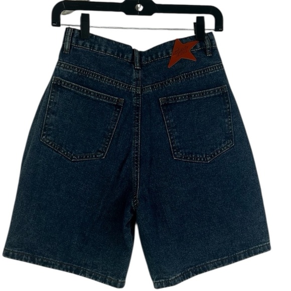 NWT Aelfric Eden Black Star Blue  Denim Jeans Jorts Shorts Streetwear Size 26/2 - Picture 7 of 16
